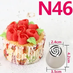 Russisches Tüllenset zum Dekorieren von Kuchen – Sahnespritztüllen für Desserts