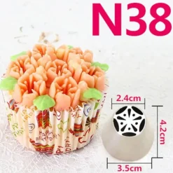 Russisches Tüllenset zum Dekorieren von Kuchen – Sahnespritztüllen für Desserts