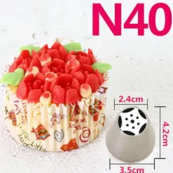 Russisches Tüllenset zum Dekorieren von Kuchen – Sahnespritztüllen für Desserts