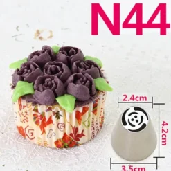 Russisches Tüllenset zum Dekorieren von Kuchen – Sahnespritztüllen für Desserts