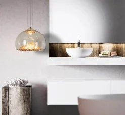 Rustic Mountain Pendant Lamp - Hanging Light Fixture