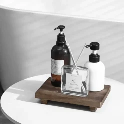 Rustic Oaklee Wooden Serving Tray - Decorative Platform Tray