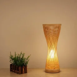 Rustic Table Lamp - Nestled Harvest Design