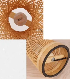 Rustic Table Lamp - Nestled Harvest Design