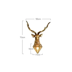 Rustikale Geweih-Wandlampe – gemütliche Deko-Beleuchtung