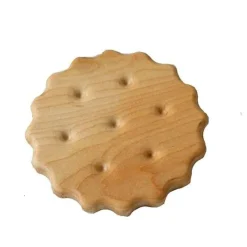 Rustikale Holzuntersetzer - Bauernhaus-Küchendekor