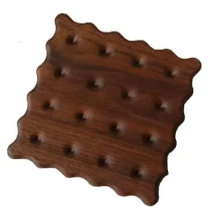 Rustikale Holzuntersetzer - Bauernhaus-Küchendekor