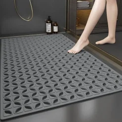 Rutschfeste, ausgehöhlte, wasserdichte Badezimmermatte