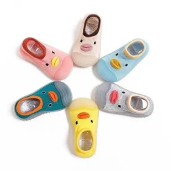 Rutschfeste Babysocken mit Mini-Ente – süße Babyschuhe