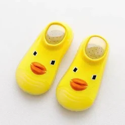 Rutschfeste Babysocken mit Mini-Ente – süße Babyschuhe