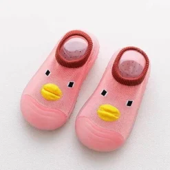 Rutschfeste Babysocken mit Mini-Ente – süße Babyschuhe