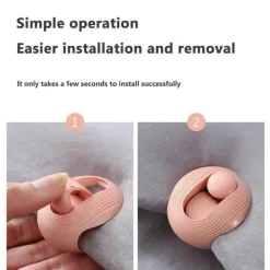 Rutschfeste Deckenklammern – 4er-Set für sicheren Halt der Decke