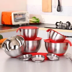 Rutschfeste Multifunktions-Reibe-Rührschüsseln