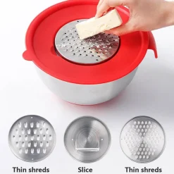 Rutschfeste Multifunktions-Reibe-Rührschüsseln