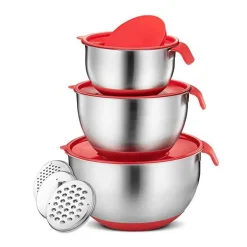 Rutschfeste Multifunktions-Reibe-Rührschüsseln