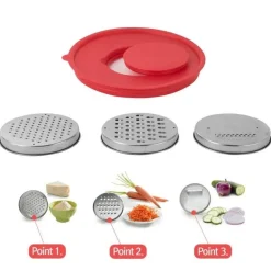 Rutschfeste Multifunktions-Reibe-Rührschüsseln