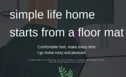 Rutschfeste nordische Sechseck-Fußmatte – staubdichte Eingangsmatte