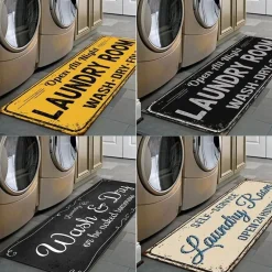 Rutschfeste Waschküchenmatte - Stilvolle Bodenmatte für den Waschraum