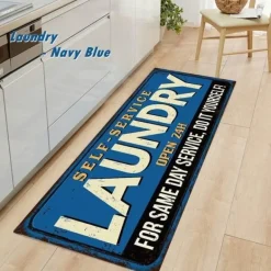 Rutschfeste Waschküchenmatte - Stilvolle Bodenmatte für den Waschraum