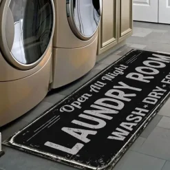 Rutschfeste Waschküchenmatte - Stilvolle Bodenmatte für den Waschraum