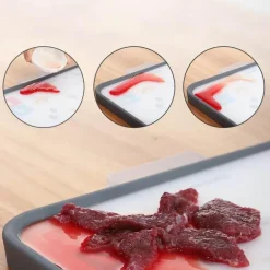 Rutschfestes Schneidebrett aus lebensmittelechtem PP – langlebiger Hackklotz für die sichere Lebensmittelzubereitung