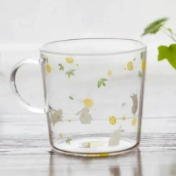 Sakura Glas Kaffeetasse Katze Hirsch Kaninchen Teetasse Maid Trinkgeschirr