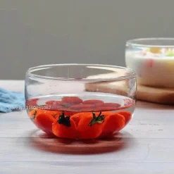 Salatschüssel-Set aus Borosilikatglas – Bento-Box zur Lebensmittelaufbewahrung