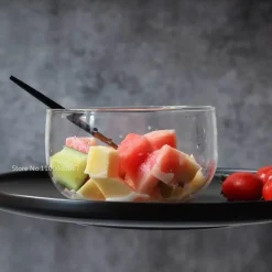 Salatschüssel-Set aus Borosilikatglas – Bento-Box zur Lebensmittelaufbewahrung