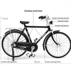 Sammlerstück Mini Fahrradmodell aus Metall - Vintage Fahrradspielzeug