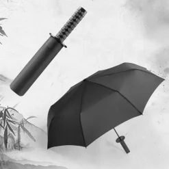 Samurai-Regenschirm – Katana-Griffdesign