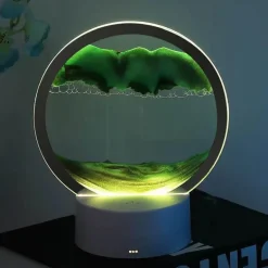 Sandmalerei-Tischlampe – Künstlerische dekorative Beleuchtung