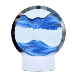 Sandmalerei-Tischlampe – Künstlerische dekorative Beleuchtung