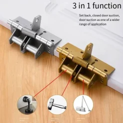 Scharnier mit automatischer Federschließung – Multifunktionale Schranktürbeschläge