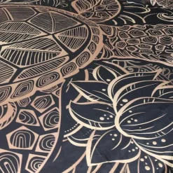 Schildkröten-Bettbezug-Set – Luxuriöse goldene Schildkrötenbettwäsche