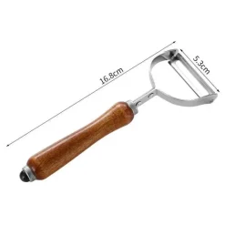 Schäler und Reibe aus Edelstahl – Multifunktionswerkzeug für müheloses Zubereiten von Obst und Gemüse