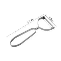 Schäler und Reibe aus Edelstahl – Multifunktionswerkzeug für müheloses Zubereiten von Obst und Gemüse