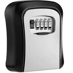 Schließfach zur Aufbewahrung von Kombinationsschlüsseln – wetterfester 4-stelliger Sicherheitssafe