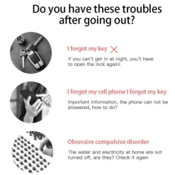 Schlüsselhaken mit Cartoon-Elfenmotiv und Spracherinnerung – Festliche Weihnachtsdekoration