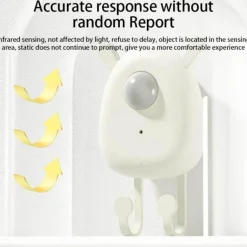 Schlüsselhaken mit Cartoon-Elfenmotiv und Spracherinnerung – Festliche Weihnachtsdekoration