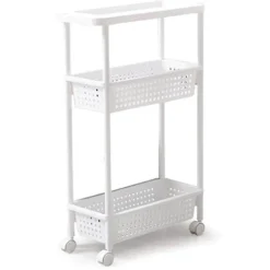 Schmales Küchenregal – platzsparender, beweglicher Organizer