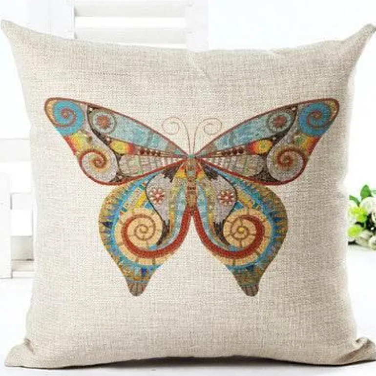 Schmetterling Dekokissen - New Home Sitzkissen