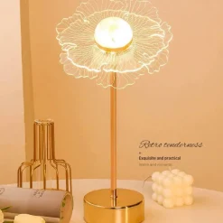 Schmetterlingsblumen-Tischlampe – dekorative Akzentbeleuchtung