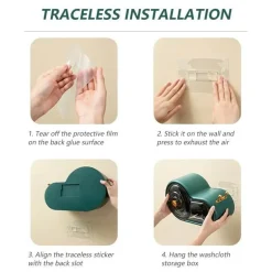 Schnecken-Toilettenpapier-Aufbewahrungsbox - Niedlicher Badezimmer-Organizer