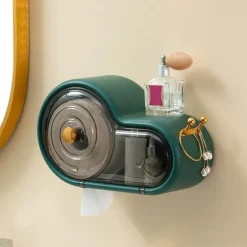 Schnecken-Toilettenpapier-Aufbewahrungsbox - Niedlicher Badezimmer-Organizer