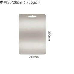 Schneidebrett aus Edelstahl – robuster Hackklotz für Obst, Gemüse und Fleisch