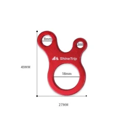 Schnellknoten-Zeltseilschnallen - 10er-Pack Campingausrüstung