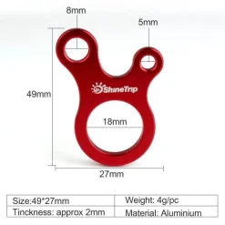 Schnellknoten-Zeltseilschnallen - 10er-Pack Campingausrüstung