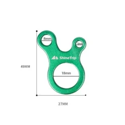 Schnellknoten-Zeltseilschnallen - 10er-Pack Campingausrüstung