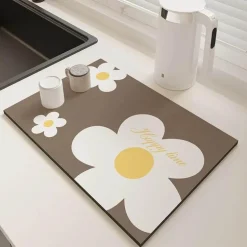 Schnelltrocknende, rutschfeste Küchenmatte – super saugfähig, groß