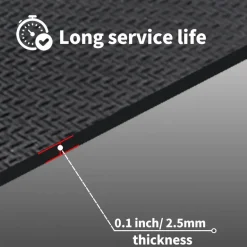 Schnelltrocknende, rutschfeste Küchenmatte – super saugfähig, groß